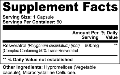 Resveratrol 50% 600 mg